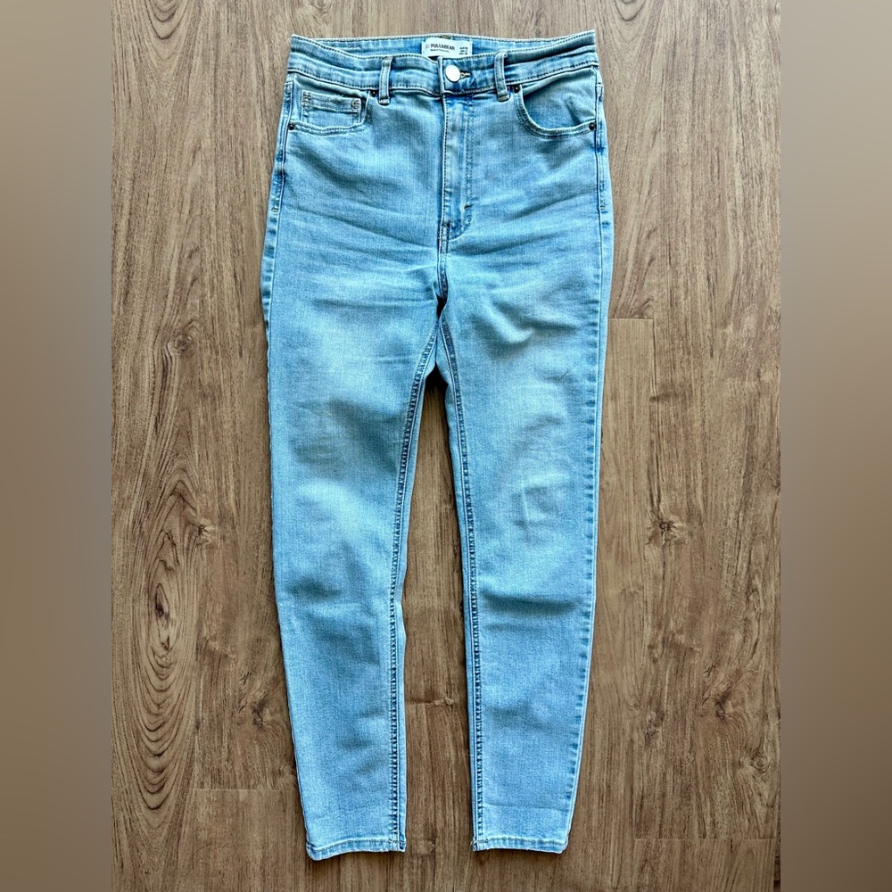 Pull&Bear Women’s Light Blue Skinny Jeans